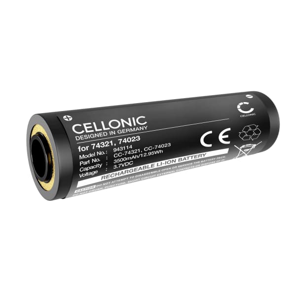 Akku Streamlight Jr LED, ProTac HL USB, Strion (2020), Strion DS HL, Strion DS HPL, Strion HPL, Strion LED lamppuun - 3.7V, 3500mAh tuotemerkiltä CELLONIC Akku Streamlight Jr LED, ProTac HL USB, Strion (2020), Strion DS HL, Strion DS HPL, Strion HPL, Strion LED lamppuun - 3.7V, 3500mAh tuotemerkiltä CELLONIC
