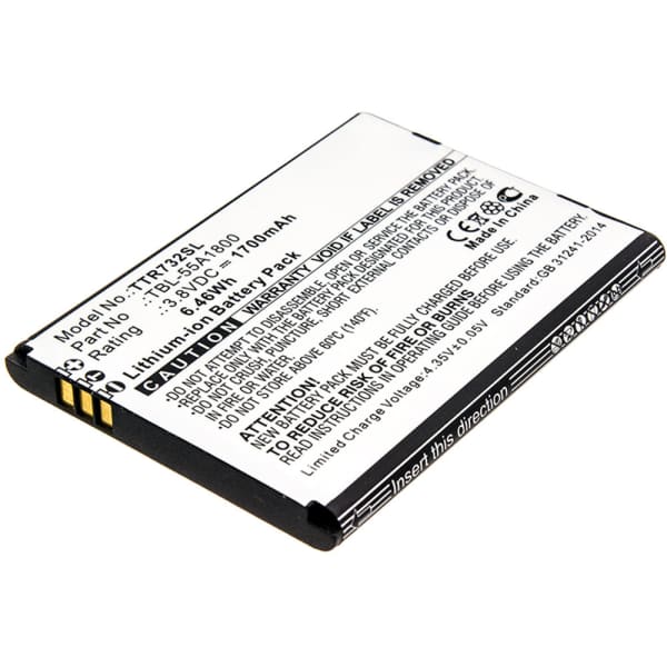 Akku tuotteeseen TP-Link M7310 Version 1 - TBL-55A1800, TBL-55A2000, 1700mAh, 3.8V vara-akku Akku tuotteeseen TP-Link M7310 Version 1 - TBL-55A1800, TBL-55A2000, 1700mAh, 3.8V vara-akku