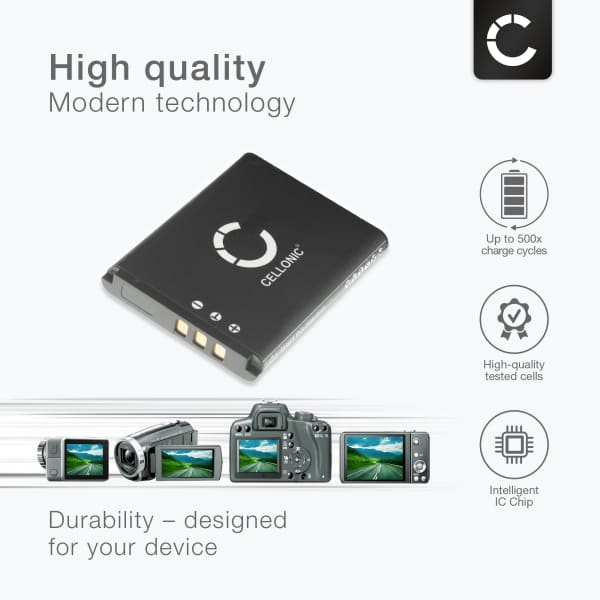Battery for Samsung NV10 L201 L70 L83T NV15 NV20 NV8 SL201, Samsung Digimax L70B  from CELLONIC