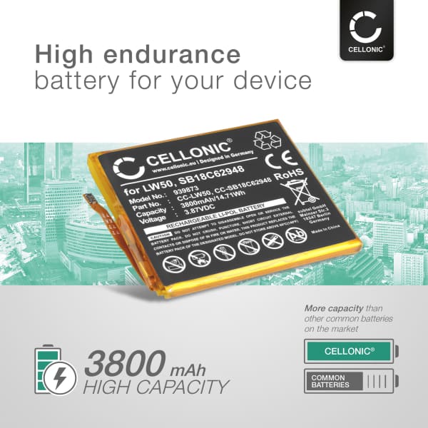 Akku kännykkään Motorola Edge Plus (XT2061) - LW50, 3800mAh, 3.87V vaihtoakku