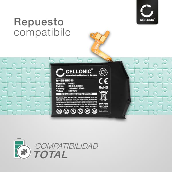 Batería EB-BR760, EB-BR760ABE para smartwatch