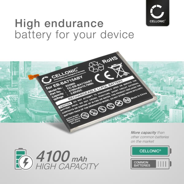 subtel Phone Battery Replacement for Samsung Galaxy A71 (SM-A715) + 17-Tool Phone Repair Kit - EB-BA715ABY 4100mAh