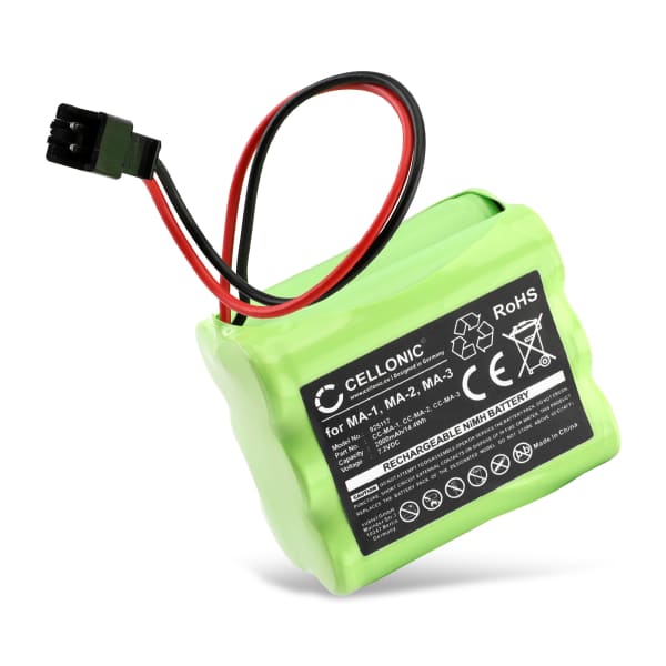 Ersatz Akku für Tivoli iPAL MA-1 / MA-2 / MA-3 Radio Lautsprecher Musikbox - 2000mAh Ersatzakku - Soundbox Batterie Ersatz Akku für Tivoli iPAL MA-1 / MA-2 / MA-3 Radio Lautsprecher Musikbox - 2000mAh Ersatzakku - Soundbox Batterie