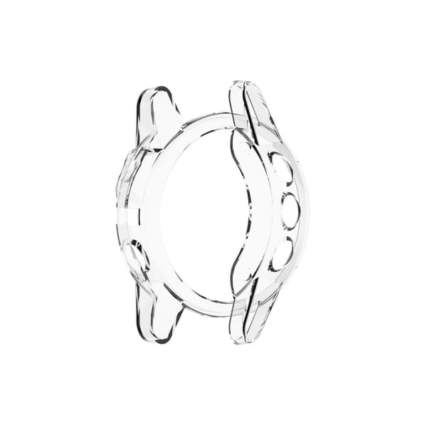 subtel Protective Case for Garmin Fenix 5S Plus Fitness Tracker GPS Smart Watch Cover Smartwatch Corner Edge Protector Bumper Case Frame - Crystal Clear