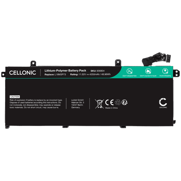 Batteria per portatile Lenovo ThinkPad P14s Gen 2, P43s, T14 Gen 2, T14s, T490 ricambio per laptop 4250mAh 11.52V 