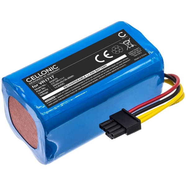 Battery for Airrobo P10, ROVUS BL500, BL500N, BL517, Proscenic Cocoa Smart 780T, Cocoa Smart 790T, SUMMER P1S, Summer P2s, VR1717 2600mAh from CELLONIC Battery for Airrobo P10, ROVUS BL500, BL500N, BL517, Proscenic Cocoa Smart 780T, Cocoa Smart 790T, SUMMER P1S, Summer P2s, VR1717 2600mAh from CELLONIC