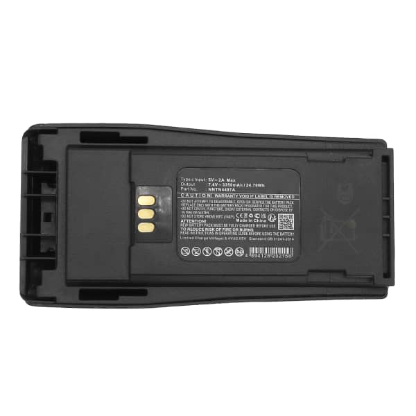 Battery for Motorola DP1400 CP040 CP200 CP200D CP140 CP200XLS EP450, PMNN4253AR NNTN4497 (Type-C port) 7.4V 3350mAh Li Ion from CELLONIC Battery for Motorola DP1400 CP040 CP200 CP200D CP140 CP200XLS EP450, PMNN4253AR NNTN4497 (Type-C port) 7.4V 3350mAh Li Ion from CELLONIC