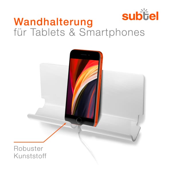 Tablet Wandhalterung Aus Aluminium - 360° Verstellbar Für IPad, Galaxy & Mehr