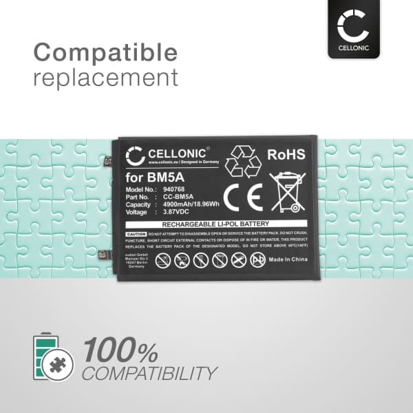 BM5A Battery for Xiaomi Redmi Note 11 Pro / Redmi Note 11 Pro Plus Smartphone / Phone Battery Replacement - 4900mAh