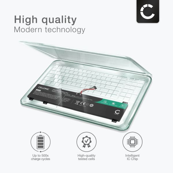 Akku tietokoneeseen Lenovo Legion 7, 7 15IMH05, 7 15IMHg05, 7 15IMH05H, Legion 5, 5 17ARH05H, Lenovo L19C4PC2, L19M4PC2, L19C4PC1 - 15.4V 5180mAh tuotemerkiltä CELLONIC