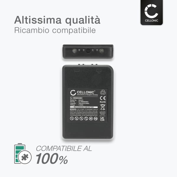 Sostituzione batteria del radiocomando per Hiab HIA7220 AMH0627 AX-HI6