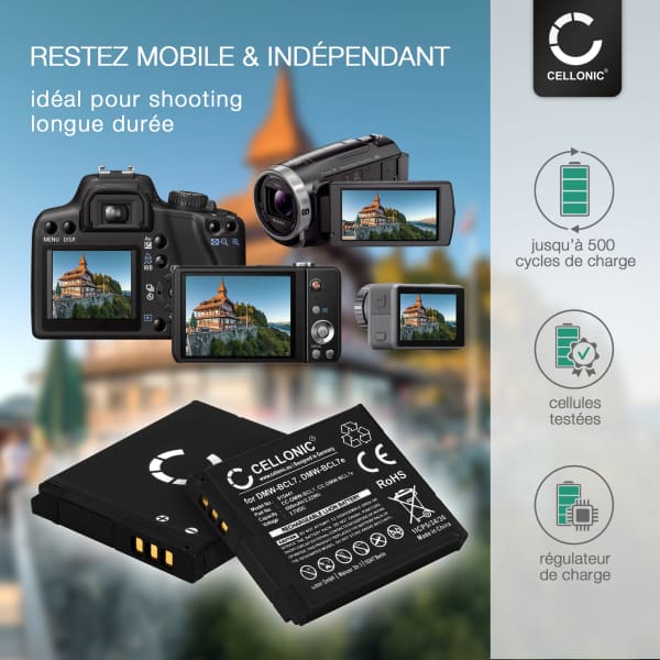 Kits D'accessoires Pour Appareil Photo Numérique - Chargeur + 2x