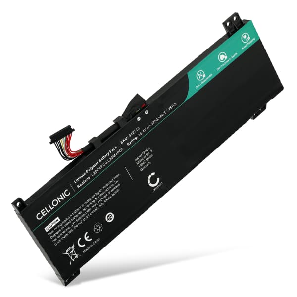 Akku tietokoneeseen Lenovo Legion 5 15ACH6H, Ideapad Gaming 3 15ACH6, Legion 5 15ITH6H, 15ACH6, 15ACH6A, 15ITH6, 5B11B48819, L20C4PC0, L20M4PC0, L20D4PC0 - 15.4V 3750mAh tuotemerkiltä CELLONIC Akku tietokoneeseen Lenovo Legion 5 15ACH6H, Ideapad Gaming 3 15ACH6, Legion 5 15ITH6H, 15ACH6, 15ACH6A, 15ITH6, 5B11B48819, L20C4PC0, L20M4PC0, L20D4PC0 - 15.4V 3750mAh tuotemerkiltä CELLONIC