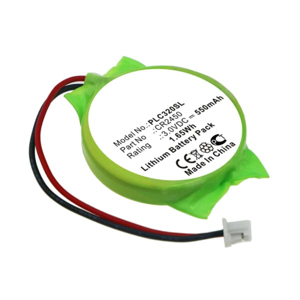 AFPX-BATT, CR2450 Battery for Panasonic FP-X series controllers GT32 display GT32M display GT32T display 550mAh Battery Replacement AFPX-BATT, CR2450 Battery for Panasonic FP-X series controllers GT32 display GT32M display GT32T display 550mAh Battery Replacement