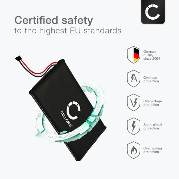 Akku pelikonsoliin Sony PS Vita (PCH-1000 / PCH-1004) / PS Vita (PCH-1100 / PCH-1104) - 2200mAh, 3.7V, Litiumpolymeeri, SP65M vaihtoakku
