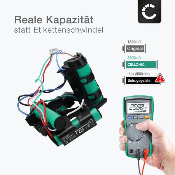 Ersatzakku Für AEG Staubsauger – Li-Ion 3000 MAh, 18V | Kompatibel Mit CX7-2-45WM & ähnlichen Modellen