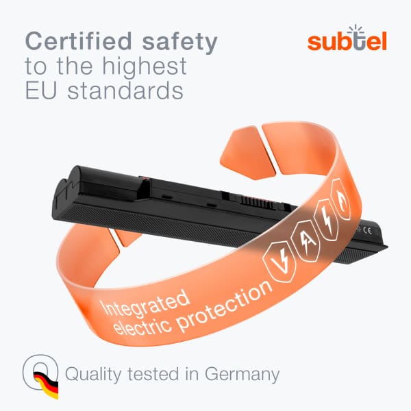 Akku tietokoneeseen Fujitsu Lifebook E752, E751, S760, S752, E8310, S761, S7110, S792 V Pro, P770, S782 V Pro, FPCBP282 - 10.8V 4400mAh tuotemerkiltä subtel