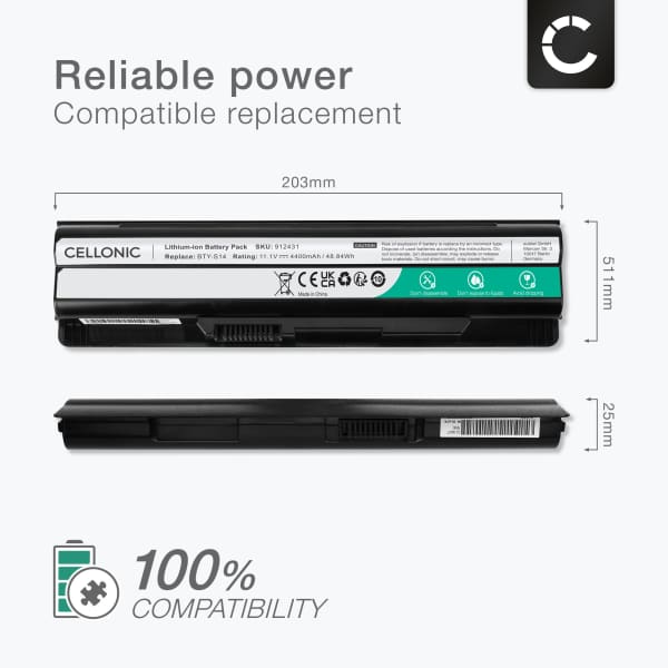 Battery for MSI GE60, GE70, GP60, GP70, FX600