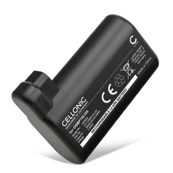 Akku imuriin Electrolux ERV5210TG, ERV5100IW, ERV5210IW, ERV5100TG, OSBP72LI25, AEG Electrolux Osiris, RX7-1-TM - 3400mAh vaihtoakku tuotemerkiltä CELLONIC