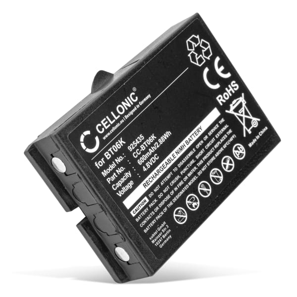 Ikusi BT06K Battery for Ikusi TM70, Ikusi T70-1, Ikusi T70-2, Ikusi T71 Ikusi RAD-TS RAD-TF ATEX Crane Radio Remote Control Transmitter 2303692 Battery Replacement - 4.8V, 600mAh Ikusi BT06K Battery for Ikusi TM70, Ikusi T70-1, Ikusi T70-2, Ikusi T71 Ikusi RAD-TS RAD-TF ATEX Crane Radio Remote Control Transmitter 2303692 Battery Replacement - 4.8V, 600mAh