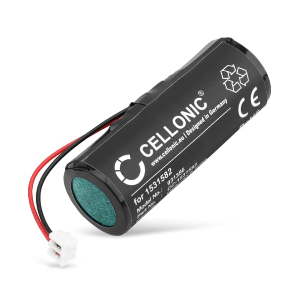Batteria per Wella Xpert HS71, Xpert HS71 Profi, Carvis HS75 - 1531582, 1/UR18500L (1400mAh) batteria di ricambio Batteria per Wella Xpert HS71, Xpert HS71 Profi, Carvis HS75 - 1531582, 1/UR18500L (1400mAh) batteria di ricambio