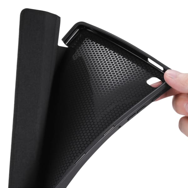 Flip Wallet Cuir synthétique noir pour Samsung Galaxy Tab A7 Lite