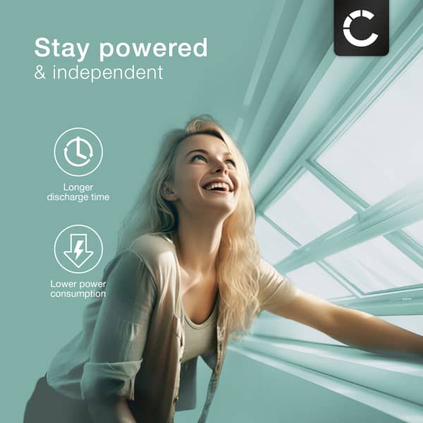 Battery for Internorm I-TEC Smart Window 32482 - ICR18650-1S1P 3350mAh from CELLONIC