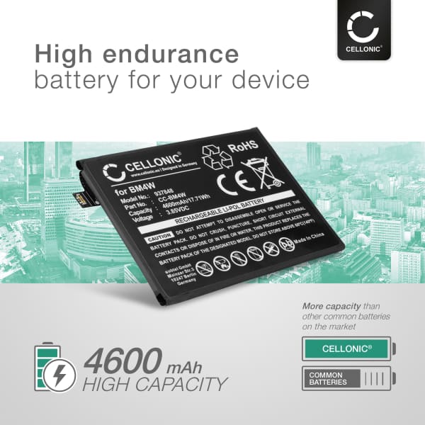CELLONIC Phone Battery Replacement for Xiaomi Mi 10T Lite 5G / Redmi Note 9 Pro 5G + 17-Tool Phone Repair Kit - BM4W 4600mAh