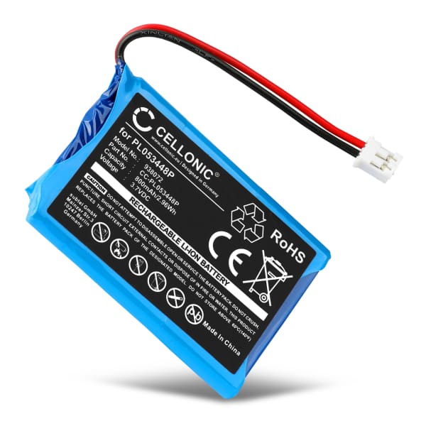 CELLONIC Batteria PL053448P compatibile con NOLAN N86, N85, N43, N43 Air, N103, N71, B5, N43E Air, N43E, B901R 800mAh Ricambio per cuffie, headset, apparecchi acustico CELLONIC Batteria PL053448P compatibile con NOLAN N86, N85, N43, N43 Air, N103, N71, B5, N43E Air, N43E, B901R 800mAh Ricambio per cuffie, headset, apparecchi acustico