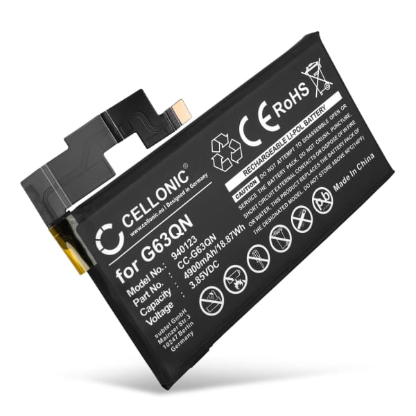 Akku kännykkään Google Pixel 6 Pro - G63QN, 4900mAh, 3.85V vaihtoakku Akku kännykkään Google Pixel 6 Pro - G63QN, 4900mAh, 3.85V vaihtoakku
