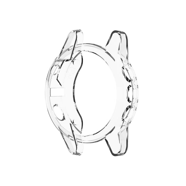 subtel Protective Case for Garmin Fenix 5S Plus Fitness Tracker GPS Smart Watch Cover Smartwatch Corner Edge Protector Bumper Case Frame - Crystal Clear