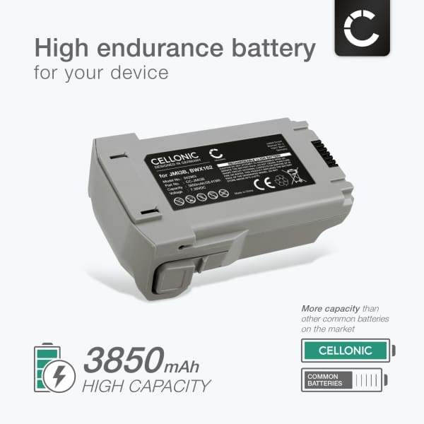 Battery for DJI Mini 3, Mini 3 Pro, Mini 4, Mini 4 Pro 3850mAh from CELLONIC