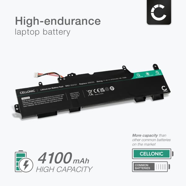 HP EliteBook 830 G5 Akku + Työkalu 4250mAh Vaihtoakku Battery tuotemerkiltä subtel