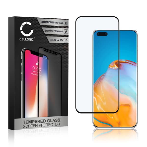 Screen Protector for Huawei P40 Pro Phone Screen Cover - 3D Full Cover 0,33mm Full Glue 9H Tempered Glass Smartphone Display Screen Guard Black Screen Protector for Huawei P40 Pro Phone Screen Cover - 3D Full Cover 0,33mm Full Glue 9H Tempered Glass Smartphone Display Screen Guard Black