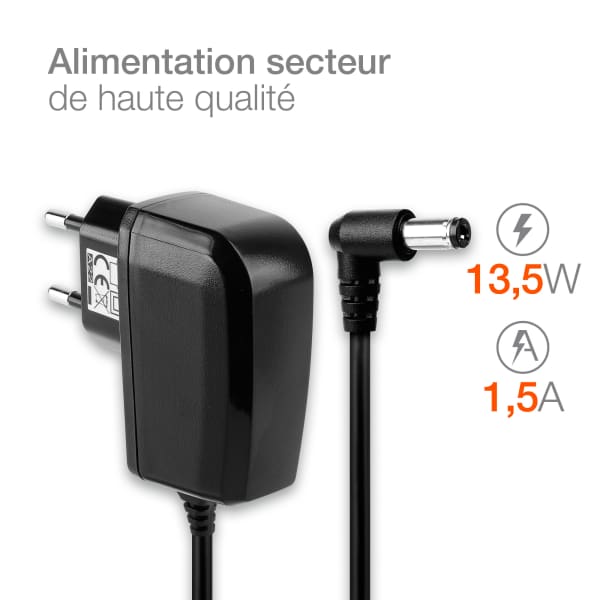Chargeur De Remplacement Pour Toniebox | Adaptateur 9V 1.5A Avec Câble 1.8m | Compatible Lecteur Audio TonieBox | Protection Intégrée - 7