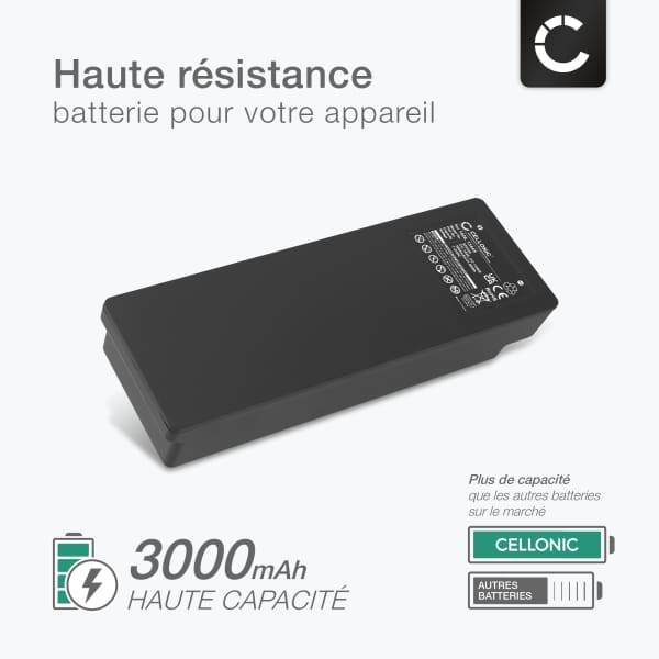 Kit Chargeur + 2 Batteries Scanreco 2200 MAh - Pour Radiocommande Grue (Hiab, Palfinger) - Longue Durée, Robuste - 12