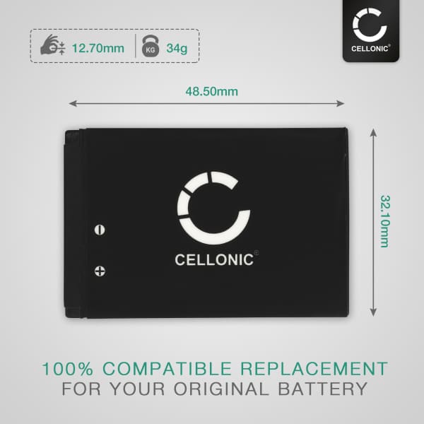 2x Akku kameraan Canon M50 M100 100D M10, PowerShot SX70 HS, Rebel SL1, LPE12 - LP-E12 (820mAh, 7.4V) tuotemerkiltä CELLONIC