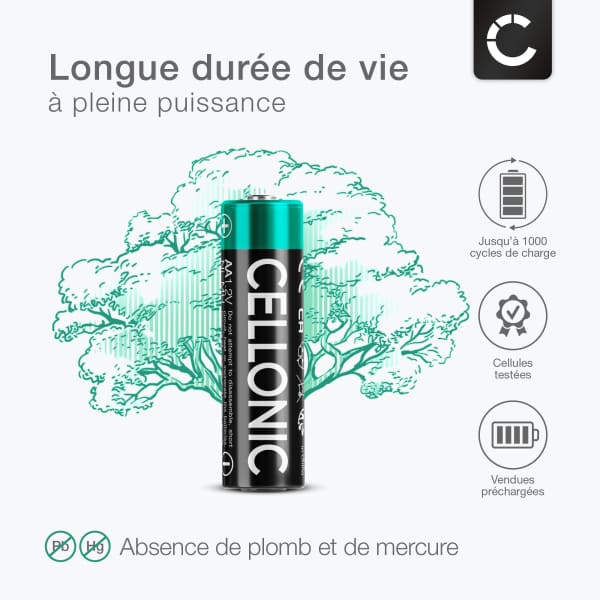 Batterie Téléphone Fixe 4X Aa 2600Mah Compatible Avec Siemens Gigaset C620 - C620A - C620H - Foto 5