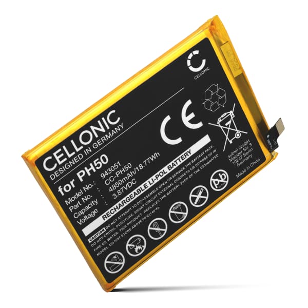 Batteria PH50 compatibile con Motorola Moto G23 / XT2333 / XT2333-1 / XT2333-2 / XT2333-3 / XT2333-4 / XT2333-5 - 4850mAh, 3.87V di CELLONIC Batteria PH50 compatibile con Motorola Moto G23 / XT2333 / XT2333-1 / XT2333-2 / XT2333-3 / XT2333-4 / XT2333-5 - 4850mAh, 3.87V di CELLONIC