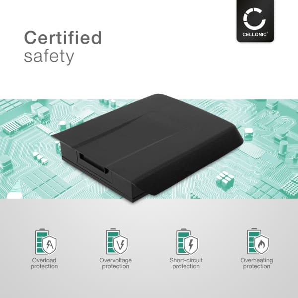 Battery for Intermec CN50, Intermec CN51, AB25 3.7V 4600mAh / 17.02Wh from CELLONIC