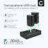 2x Batteria per Sony A7 IV, A7C, A6700, A6600, A7S III, Alpha 1, A9, Alpha 7R III, 7R V - NP-FZ100 2040mAh + Caricabatteria doppio BC-QZ1 Ricambio sostituzione scorta-2 thumbnail