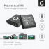 Pack de 2x batteries LB-060 950mAh pour appareil photo Kodak PIXPRO AZ528, AZ421, AZ422, AZ521, AZ365, AZ525, AZ361, AZ527, LB-060 - Avec chargeur et câble d'alimentation-5 thumbnail