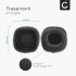 Kit di 2 cuscinetti di ricambio per apparecchi auricolari, cuffie headset Marshall Major 3 paraorecchie, earpads, sostituzione spugnette con comoda imbottitura-4 thumbnail