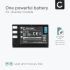 2x Battery for Nikon D3000 D5000 D60 D40 D40x, EN-EL9 EN-EL9A EN-EL9E 1000mAh from CELLONIC-4 thumbnail
