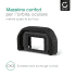 Oculare CELLONIC EF per visore/mirino/viewer - Sostituzione dell’originale Canon EOS 2000D 1000D 300D 350D 400D 500D 550D smarrito Protezione in Silicone gommino, ‘eye cup’-3 thumbnail