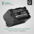 2x Akku kameraan Panasonic NV-GX7, NV-RX11, NV-EX3, NV-DS38, NV-DS20, NV-GS5, NV-DS77 - CGA-D54 CGR-D120 -D220 (2200mAh, 7.4V) tuotemerkiltä CELLONIC-2 thumbnail
