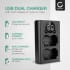 USB Dual Charger (NP-W235) for FujiFilm X-T4 / GFX 50S II / GFX100S / X-H2S + 1m + USB Cable from CELLONIC-2 thumbnail
