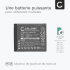 Batterie pour Panasonic Lumix GM1, GM5, DMC LX15, GX800, GF7, GX880, BLH7 600mAh de CELLONIC-4 thumbnail