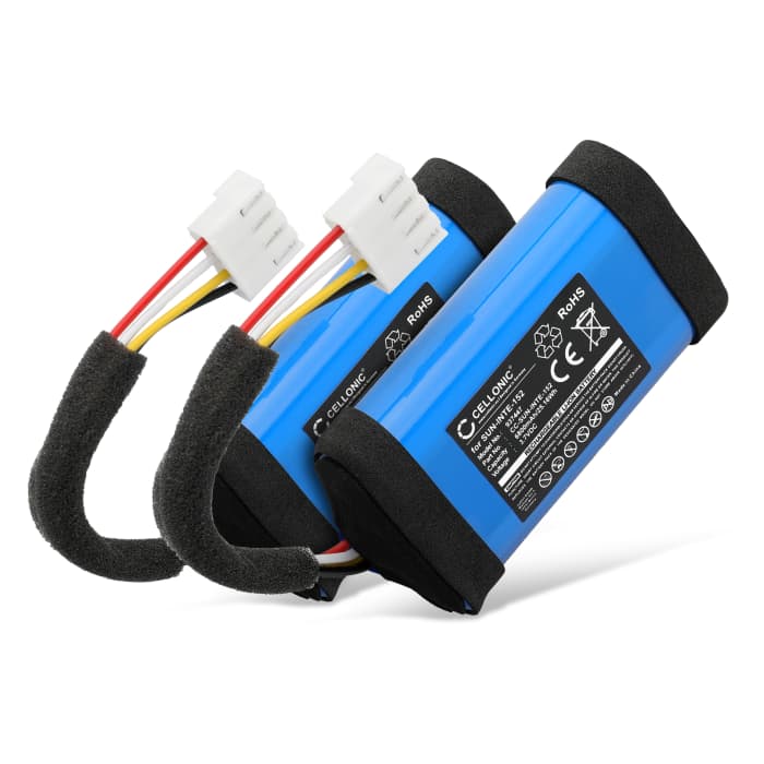 2x Battery for JBL Flip 5 Eco Edition, Flip 5 Ocean 6800mAh from subtel