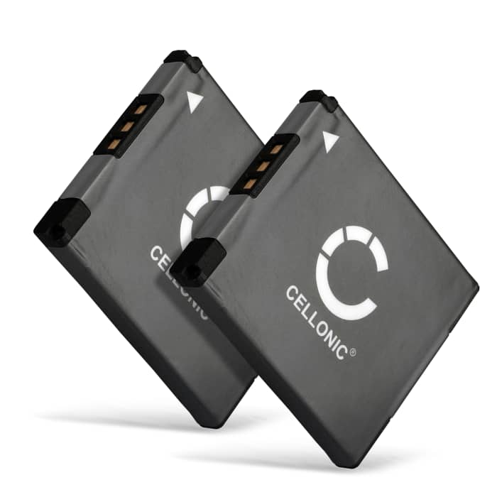 2x Batterie CELLONIC® NB-11L NB-11LH compatibili con Canon PowerShot SX430 IS SX420 SX410 SX400 SX432 A2500 A2300 IXUS 285 HS 275 190 180 185 175 170 600mAh autonomia e lunga durata di vita utile grazie a celle di qualità